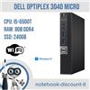 Dell Mini PC Dell Optiplex 3040 Micro Cpu i5-6500T Ram 8gb DDR4 SSD 240gb Win11Pro