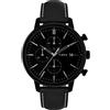 Timex Orologio Cronografo al Quarzo Uomo con Cinturino in Pelle TW2U39200