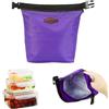 Veesper Piccole borse per il pranzo isolate, borsa da pranzo isolata a perdita con fibbia ＆ manico sacca termica impermeabile portatura portatile mantieni gli alimenti caldi/freschi per 2-4 ore per la s