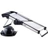 Kelomat, 1683-247, utensile da cucina, affettatrice per frutta e verdura, professionale, in acciaio inox, LBH 41,8 x 17,8 x 13,5 cm, con waffel Fry Cutter Crinkle Cut Potato Chip, affettatrice per