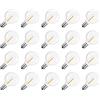 Frsoinor 20 pezzi G40 LED di ricambio luce E12 vite infrangibile LED per solare
