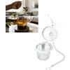 Tissting Filtro per Tè Sfera, Colino da Tè in Rete con Filtro Ultra Fine e Gancio, Acciaio Inossidabile per Infusione Tè Soluzione Pratica per Ogni Tazza, Versatile per Infusi e Condimenti