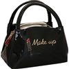 Camomilla Milano Vanity Case Donna, Similpelle, Collezione Make Up, Colore Nero