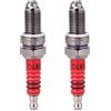 Speesy 2X Candela D8TC Un 3 Elettrodi da 3 Pezzi per Quadricipiti ATV per Scooter 125C 150Cc 200Cc 250Cc