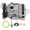 HEEPDD Kit Carburatore di Ricambio per Decespugliatore 26cc 33cc, Compatibile con Motori 1E34F 1E36F TU26 TL26