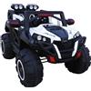 Macchina Elettrica per Bambini 12V Kidfun Fuoristrada 4x4 Bianca