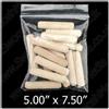 100 x PLAIN PLASTIC GRIPSEAL / GRIP SEAL BAGS - 5.00" x 7.50" (CD)