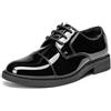 Bruno Marc Scarpe Stringate per Ragazzi Scarpe Eleganti Oxford Classiche Derby Formali per Ragazzo Sposalizio Partito,Size 38.5,Nero-Pat,SBOX211K