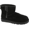 UGG Classic Mini Bailey Zip, Stivali classici Donna, Nero, 36 EU