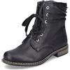 Rieker 71218 Donna Stivali alla moda, Nero, 41 EU