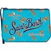 Saint Barth Mc2 Donna Pochette ALIN001-Tiger Mania Gomma Blu Taglia Unica