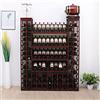 Pipi Zhu Portabottiglie Vino da terra - Scaffale per bottiglie di vino, armadietto divisorio per vetrine legno massello, espositore da piano, ripiano per organizer per vino per la casa/bar/banco,120*30*150cm