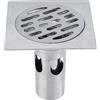 Segutage Scarico a Pavimento in Acciaio Inossidabile, 10 cm Griglia di Scarico Antiodore, Quadrata Scarico di Doccia con Filtro Rimovibile per Bagno Cucina