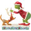 Enesco Jim Shore Grinch Con Renne Da Tilia Antenni Max Figurine In Resina