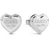GUESS Orecchini di Guess da donna della collezione Studs Party. La Gioiello realizato in acciaio. La Misure: 9 mm, colore: silver. La referenza è JUBE02179JWRHT/U.