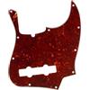 Musiclily Pro 5 Corde 10 Fori Contemporaneo Battipenna J basso Pickguard per Fender American Jazz Bass, 4 strati Vintage Tortoise
