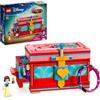 LEGO ǀ Disney Portagioie di Biancaneve - Giocattolo da Principesse con Coperchio, Braccialetto Indossabile e Mini Bamboline di Biancaneve e Regina Cattiva - Regalo per Bambine 6+ Fan del Film - 43276