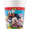Procos Folat 93823P Bicchieri Carta FSC Mickey Mouse 200ml - 8 pezzi
