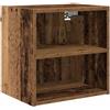 Roanoer Armadietto pensile effetto legno anticato, 40 x 29,5 x 40 cm, mobile da cucina moderno per cucina e soggiorno, pensile compatto con molto spazio