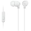 Sony Cuffie in-ear Sony MDR-EX15AP (con funzione auricolare, microfono integrato) bianco