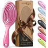 Flipfeld GmbH marQus Bio: spazzola per capelli e spazzola districante senza effetto statico - rosa