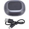 Gistuch Auricolari con traduzione vocale AI, touchscreen, multi-real time, batteria a lunga durata, cuffie traduttrici open ear per viaggi, affari, studio, grigio