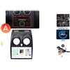 OEM Autoradio, touchscreen, lettore multimediale, compatibile con Nissan Qashqai (J10) dal 2006 al 2013, con sistema di raffreddamento integrato, navigazione GPS Android, modello V7 (8GB-256GB) - A