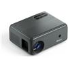 StarTech Mini proiettore Android 12 - Modello A666A - Proiettore LCD - Compatibile 4K, risoluzione 720p HD - WiFi 6 e Bluetooth 5.0 - 150 lumen ANSI (LED) - Correzione automatica della distorsione trapezoidale - Proiettore portatile per home cinema, con …