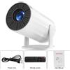 StarTech Proiettore portatile per home cinema - Modello H713, risoluzione Full HD 1080P, compatibile 4K - Rotazione a 180° - Wi-Fi - Bluetooth - Correzione automatica della distorsione trapezoidale - 160 lumen ANSI - Spina europea