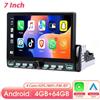 StarTech Autoradio - Lettore multimediale Android 1-DIN - Schermo touchscreen da 17,8 cm - 4 GB di RAM, 64 GB di memoria interna - CarPlay e Android Auto wireless - GPS, Wi-Fi, FM - MirrorLink, schermo diviso