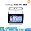 StarTech Peugeot 307 (2007-2013): Autoradio Android 4G CarPlay 2-DIN, schermo touchscreen da 23 cm, 4 GB di RAM, 64 GB di memoria, navigazione GPS, schermo diviso