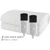 StarTech Coperta riscaldante elettrica - Riscaldatore per materasso matrimoniale 160x140 cm - Per letto matrimoniale - Temperatura costante - 76-100 W - Spina europea - Ideale per l'inverno