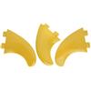 Bediffer Set di Pinne per Tavola da Surf 3 Pezzi G5 Pinne Flessibili Durevoli Stile per Attrezzatura da Surf Longboard Shortboard Materiale in PVC (G5)