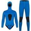 Generic Set di Mute Integrali in Neoprene da 3 Mm per Uomo, Pesca Subacquea, Immersioni e attività di Vela (L)