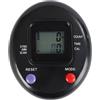 ZMdooreasy Monitor contapassi multifunzione con display digitale per cyclette e attrezzature per il fitness, monitoraggio tempo, calorie, distanza, nero
