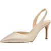 Michael Kors 40R4HNMP1D-740 Alina Flex Sling Pump Donna, Pale Gold EU 39.5
