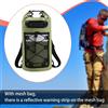 Zaino Impermeabile Borsa Portaoggetti Comoda Leggera Verde Accessori per Viaggi