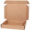ONLY BOXES Confezione da 20 Scatole in Cartone Kraft Auto-Montanti con Coperchio - Doppia Parete, Resistenti per Spedizioni, E-commerce e Corrieri con misure 31x26x5.5 cm