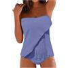 Generico Costume da Bagno Donna: Tanga, Perizoma, Micro Bikini, Intero con Volant, Due Pezzi Imbottito, Costumi Piscina Acquagym, Nuoto, Curvy