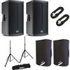 FBT X Lite 110A Coppia Diffusori + Proel FRE300KIT 2stativi + FBT 2Cavi + 2Cover