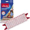 Vileda 4023103201262 Ultra Max Ricarica 2-in-1, Microfibra, Poliestere, Dimensioni: 46 x 14,1 x 1,5 cm, Colore: Bianco e Rosso