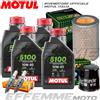 Motul + Hiflo + NGK Tagliando HONDA CBF 500 2004 2005 2006 2007 2008 (5100 10W40 + Filtri + Candele)