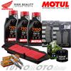 Motul - HIFLO - NGK - Braking Tagliando HONDA SW-T 400 Con & Senza ABS 2014 2015 / Kit Olio Motul 7100 10W30
