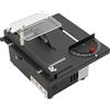 ALFORZAN Mini sega circolare da tavolo con cambio a 7 marce, 200 W, sega circolare da tavolo multifunzione, angolo di taglio regolabile, table saw per officine fai da te e artigianato