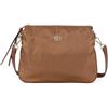YNOT? Borsa Tracolla Donna Cloud a 3 scomparti In Tessuto Logato