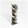 Furinno Tree - Libreria a 9 ripiani, per decorare la stanza, 21,34 x 39,88 x 129,29 cm, per soggiorno, camera da letto, casa, ufficio, rovere grigio