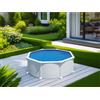 GRE pools Piscina in acciaio fuori terra Atlantis Ø 350x132 cm rotonda bianco