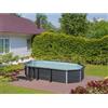 GRE pools Piscina in composite Avantgarde 664x386x124 cm ovale con LED