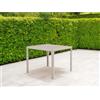 Tavolo quadrato da giardino Linea Tenerife effetto legno 78 x 78 x H 74 cm