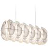 Slamp Fiordlys Suspension Linear lampada a sospensione White